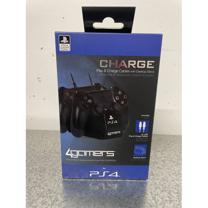4Gamers Play&Charge Cables for PS4 Controllers